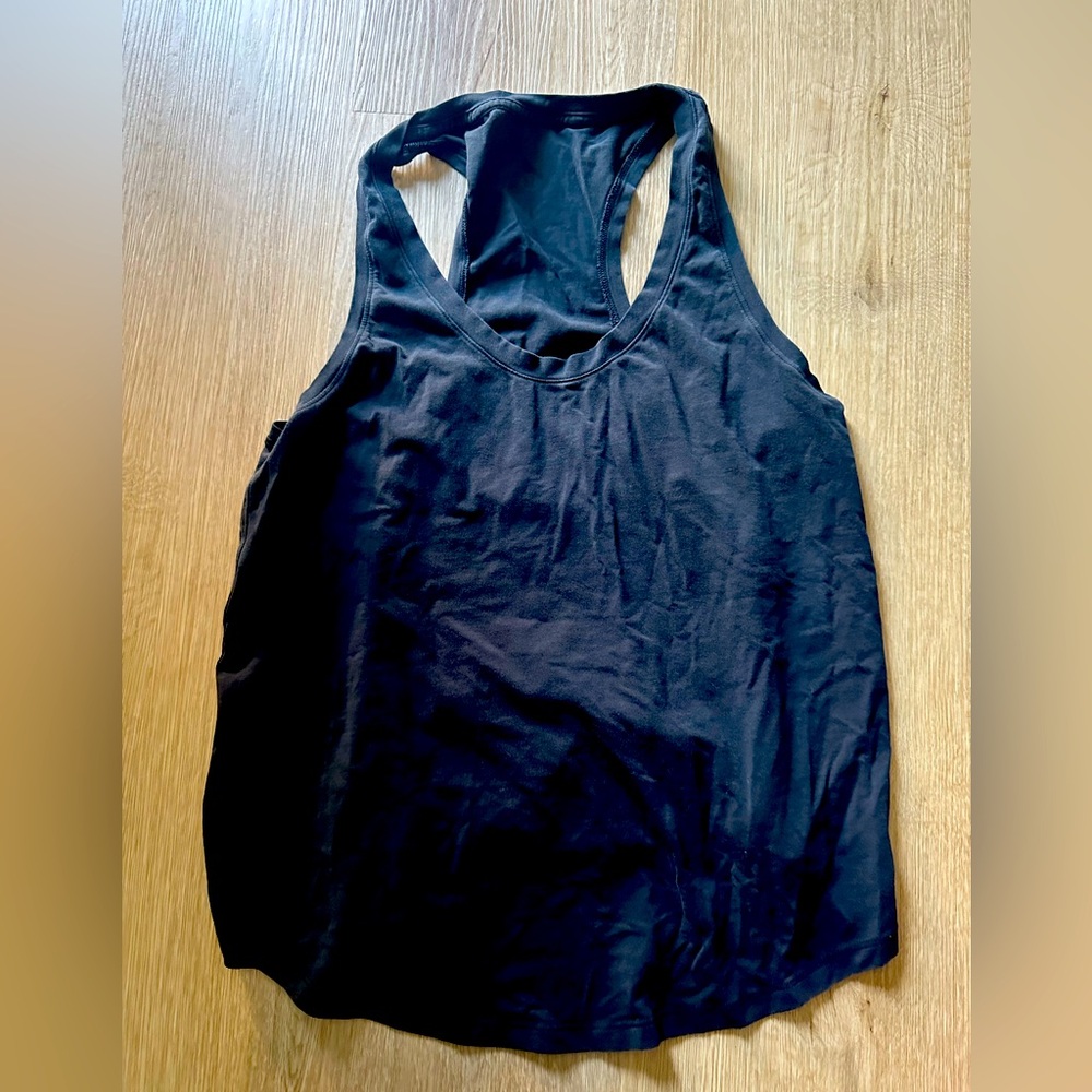 Lululemon razorback tank - black - size 10